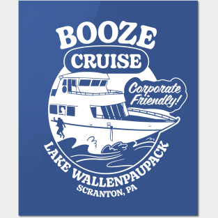 Booze Cruise On Lake Wallenpaupack - The Office Parody Posters and Art